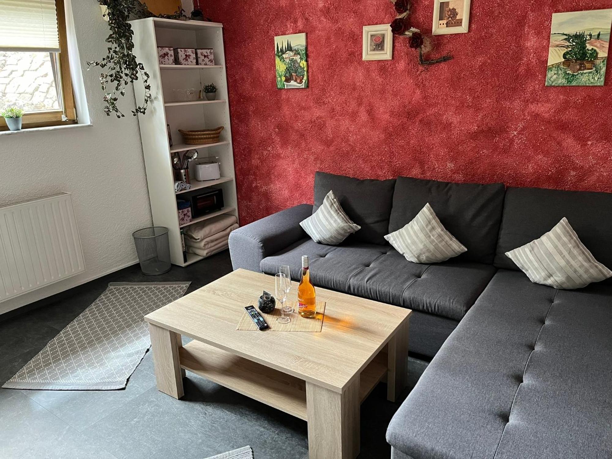 Ferienwohnung Hoppelnase Mit Eigener Sauna Langenstein Exterior foto
